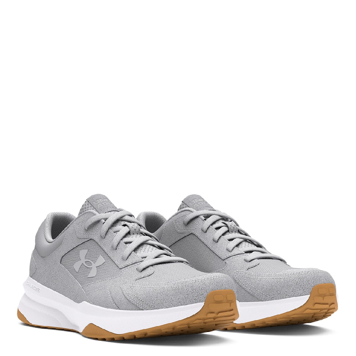 ZAPATILLAS MUJER UNDER ARMOUR TRAINING GRIS EDGE SUEDE CUERO - 3