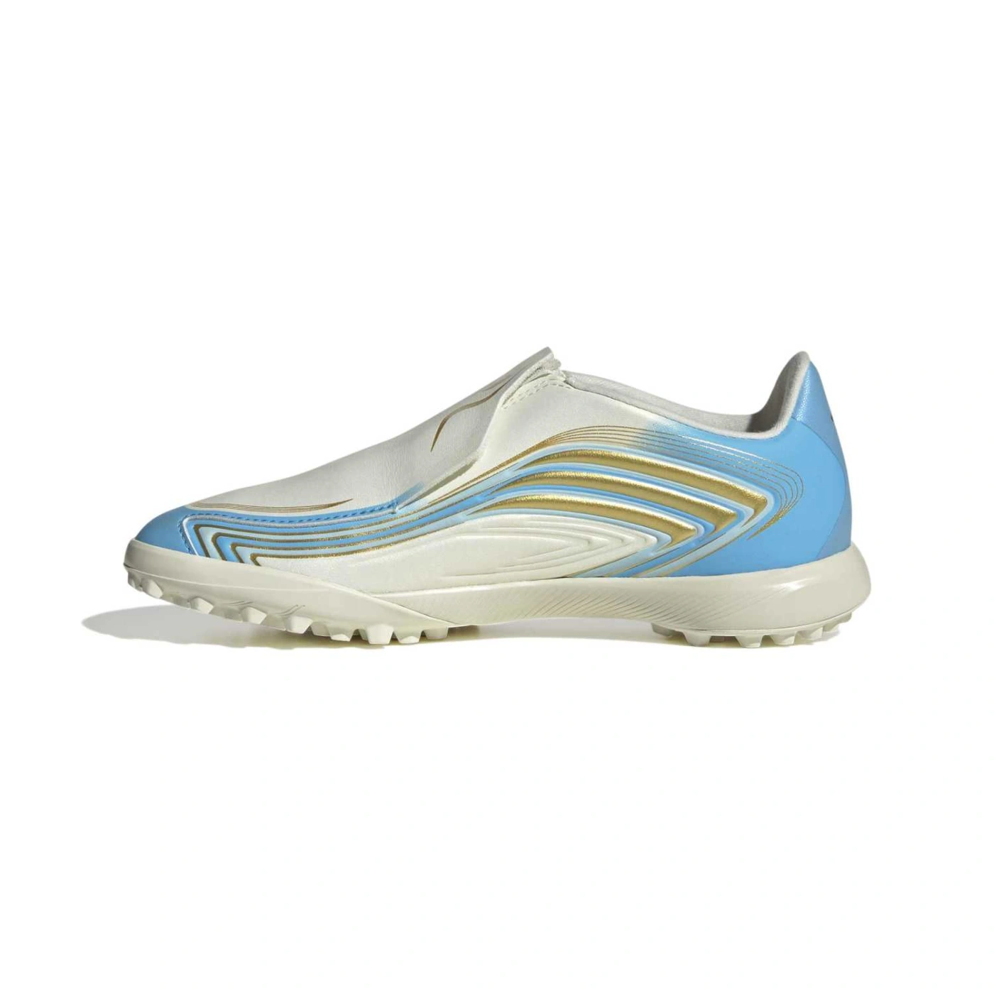 ZAPATILLAS NIÑO ADIDAS CHIMPUNES BEIGE F50 MESSI LEAGUE - 4