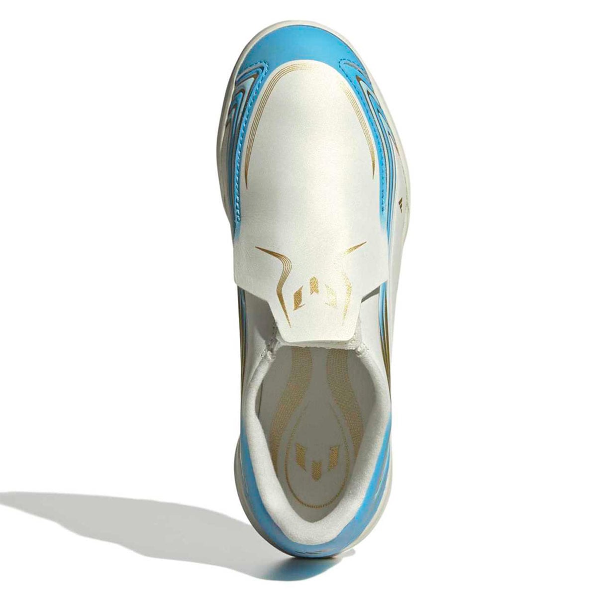 ZAPATILLAS NIÑO ADIDAS FÚTBOL PASTO SINTÉTICO BEIGE F50 MESSI LEAGUE - 5