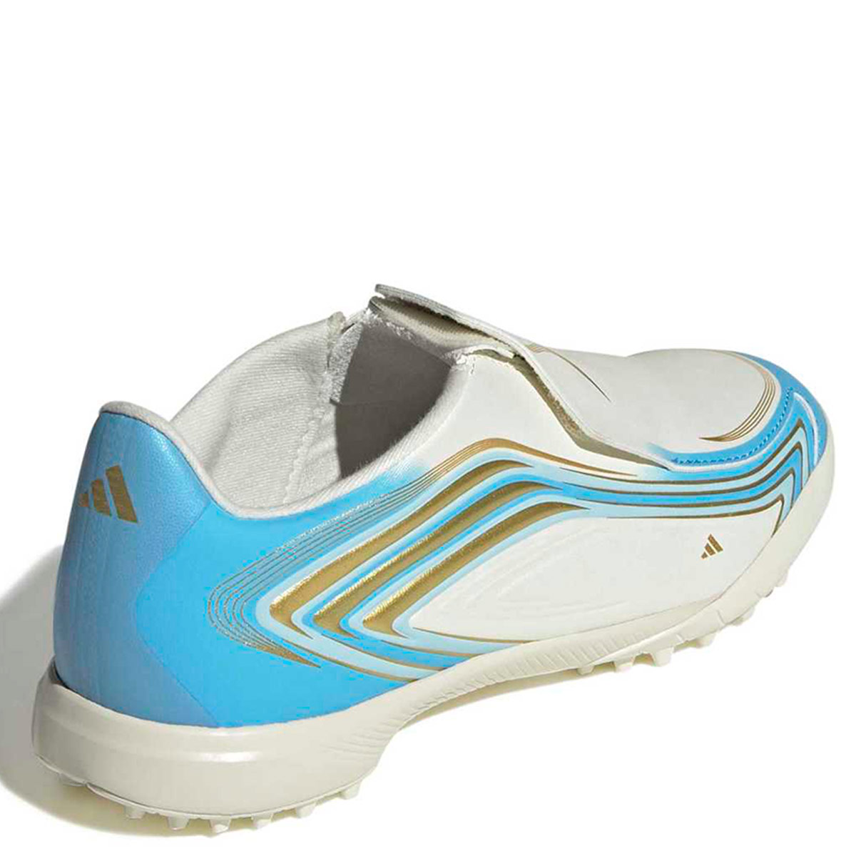ZAPATILLAS NIÑO ADIDAS FÚTBOL PASTO SINTÉTICO BEIGE F50 MESSI LEAGUE - 4