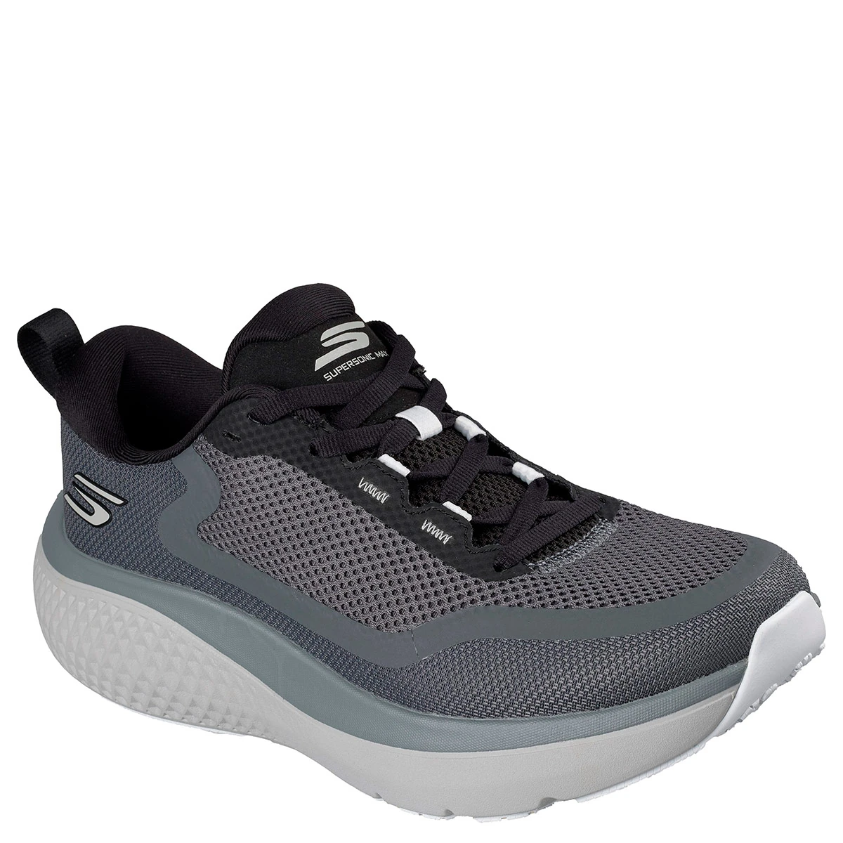 ZAPATILLAS HOMBRE SKECHERS RUNNING GRIS GO RUN SUPERSONIC MAX - 2