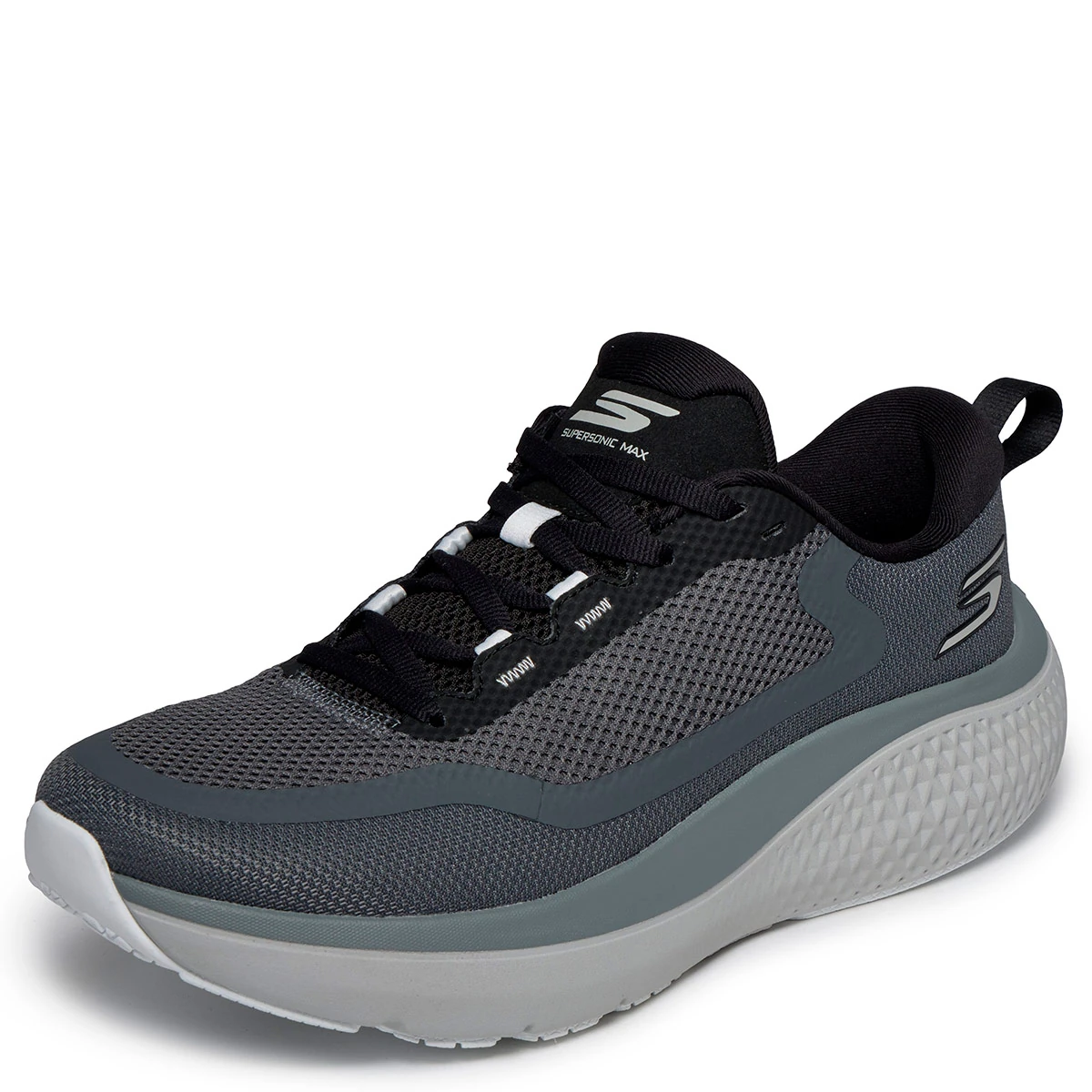 ZAPATILLAS HOMBRE SKECHERS RUNNING GRIS GO RUN SUPERSONIC MAX - 3