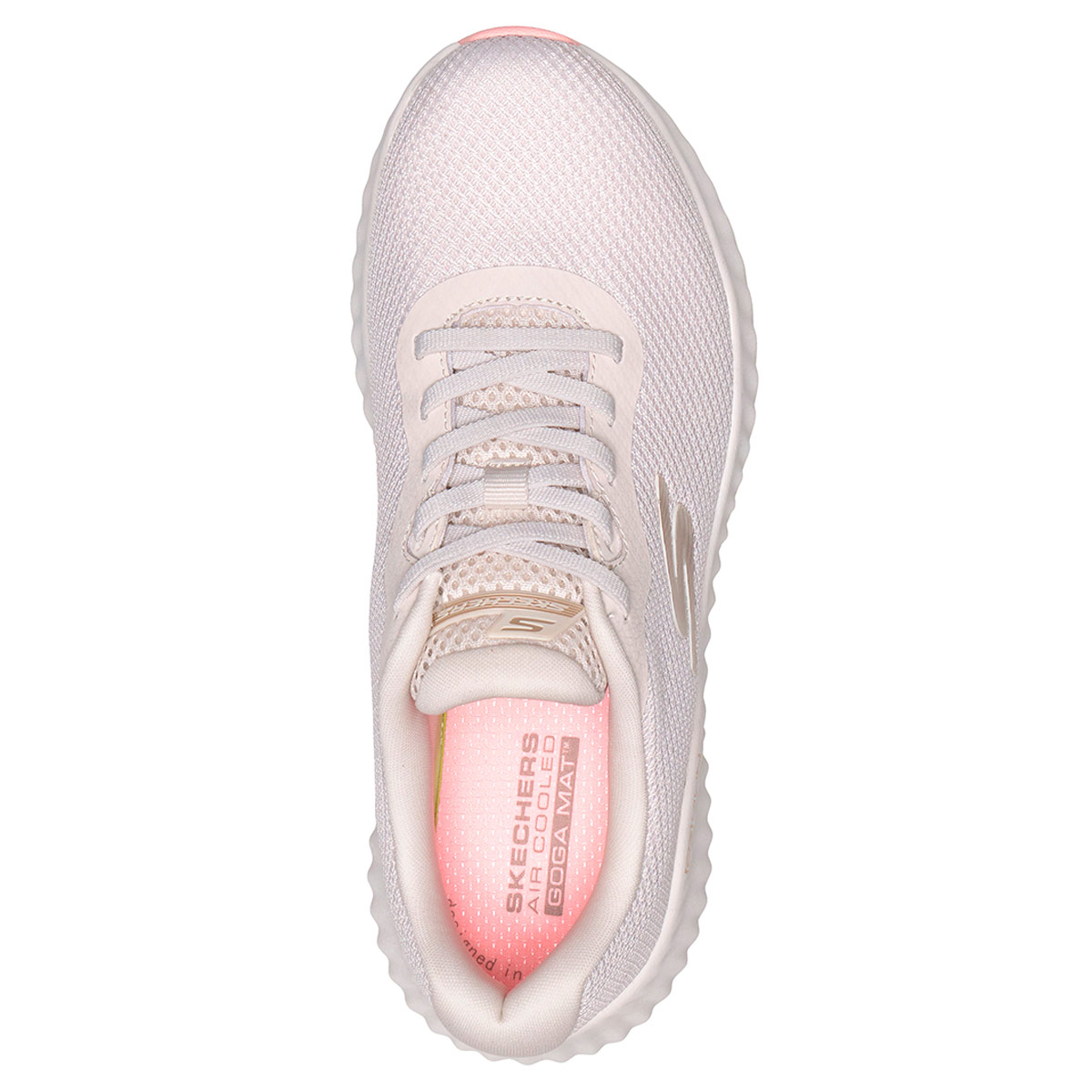 ZAPATILLAS MUJER SKECHERS RUNNING CREMA GO RUN NOW - 5