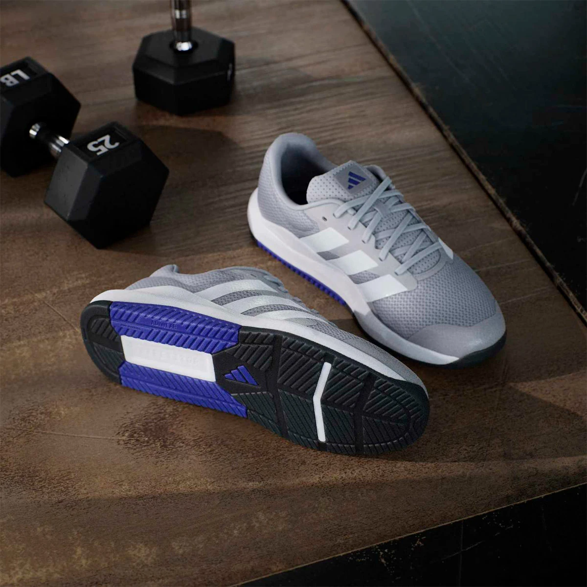 ZAPATILLAS HOMBRE ADIDAS CROSS TRAINING GRIS DROPSET BASE - 4