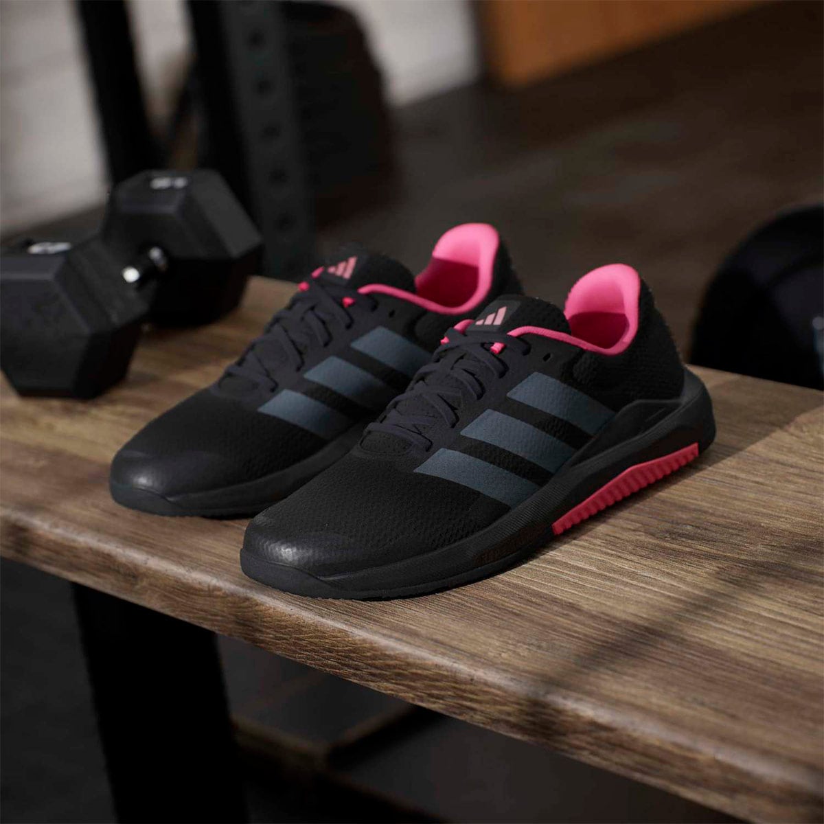 ZAPATILLAS HOMBRE ADIDAS CROSS TRAINING NEGRO DROPSET BASE - 4