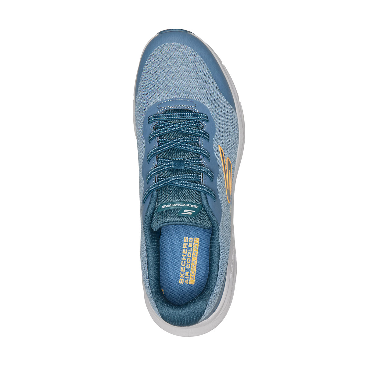 ZAPATILLAS HOMBRE SKECHERS RUNNING AZUL GLIDE-STEP VORTEX - 5