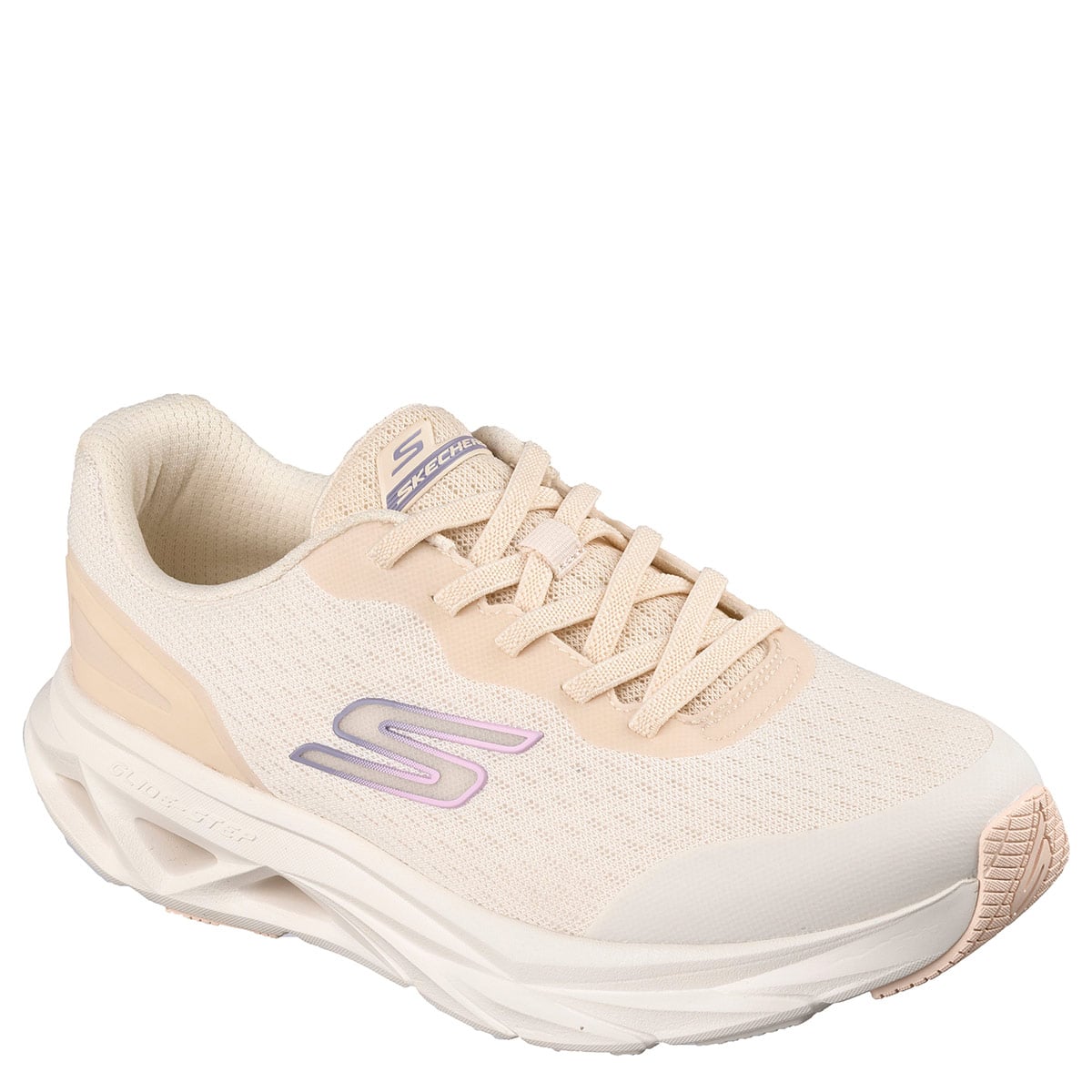 ZAPATILLAS MUJER SKECHERS RUNNING CREMA GLIDE-STEP VORTEX - 2