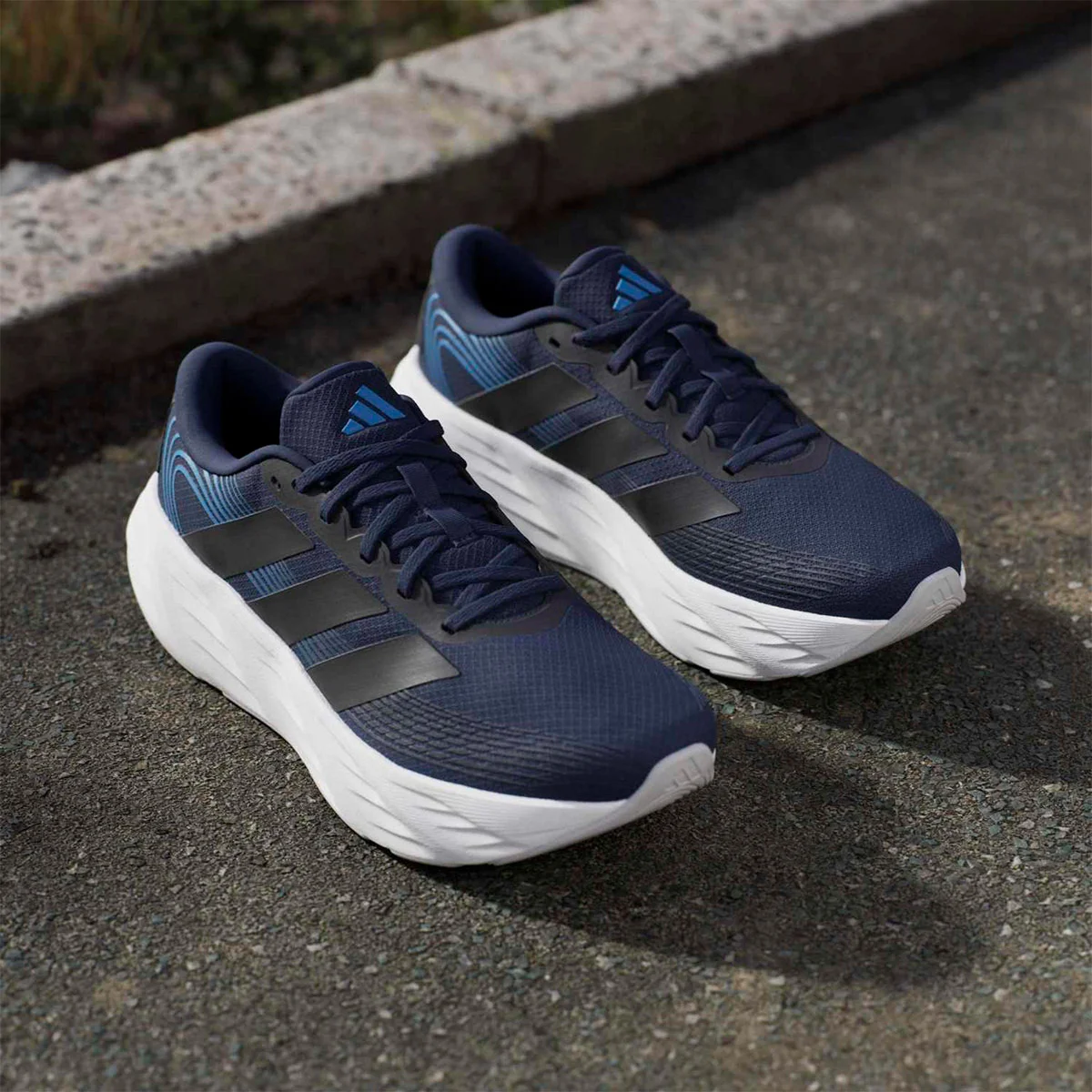 ZAPATILLAS HOMBRE ADIDAS RUNNING AZUL MARINO - 2