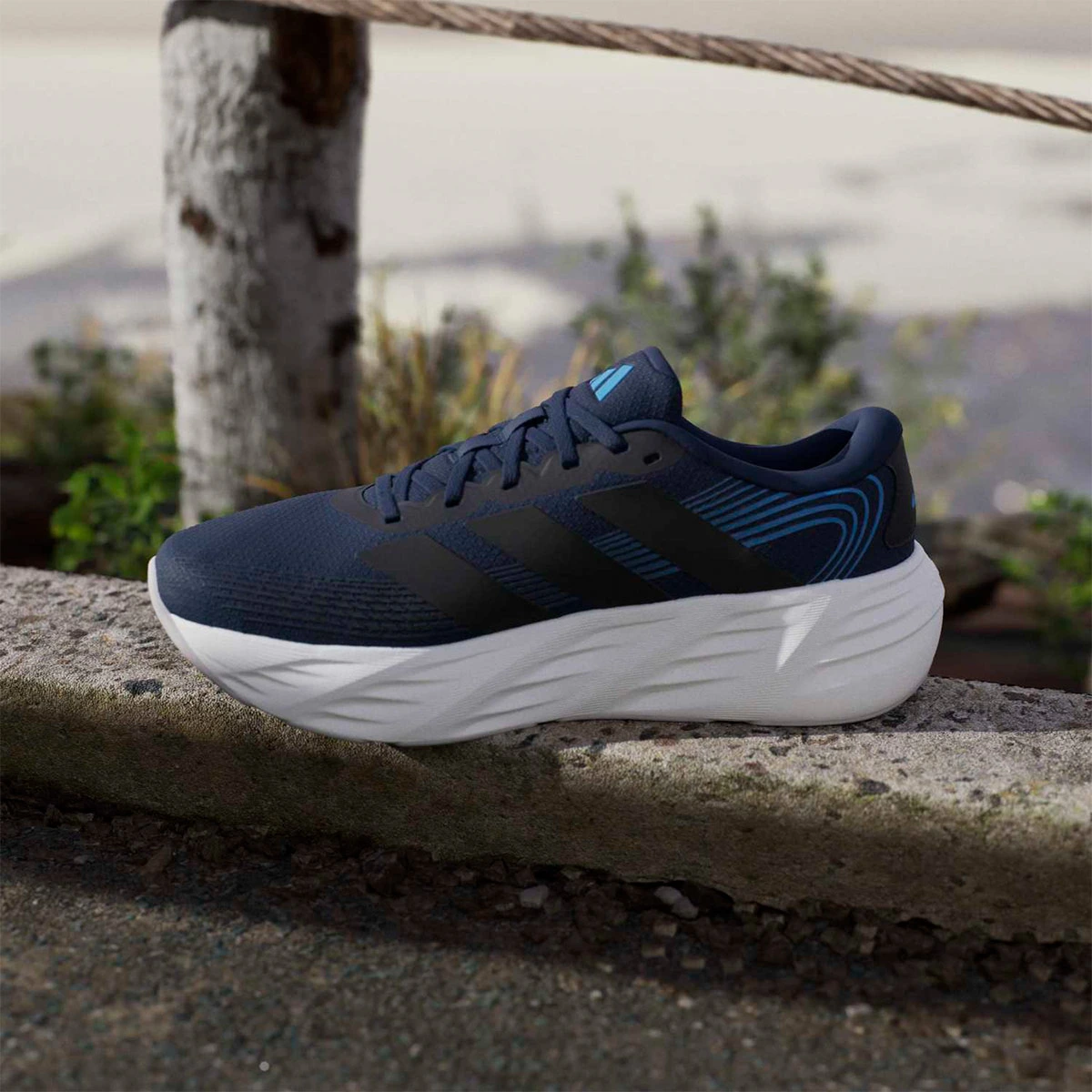 ZAPATILLAS HOMBRE ADIDAS RUNNING AZUL MARINO - 3
