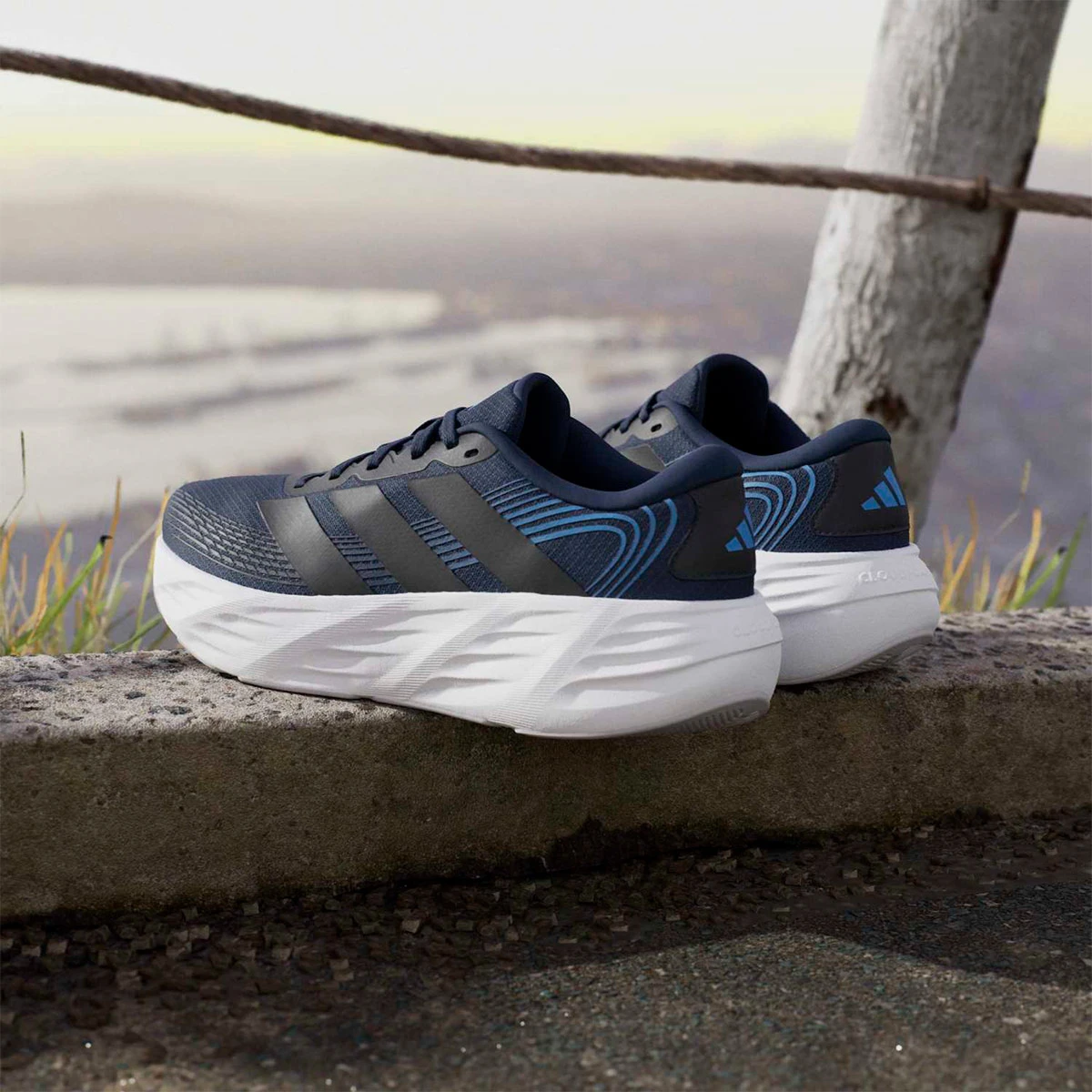 ZAPATILLAS HOMBRE ADIDAS RUNNING AZUL MARINO - 6