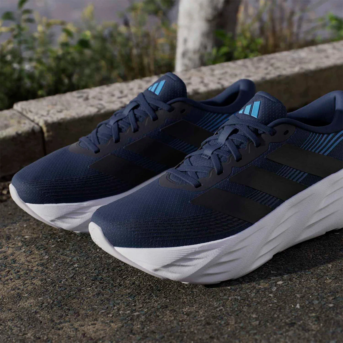 ZAPATILLAS HOMBRE ADIDAS RUNNING AZUL MARINO - 8