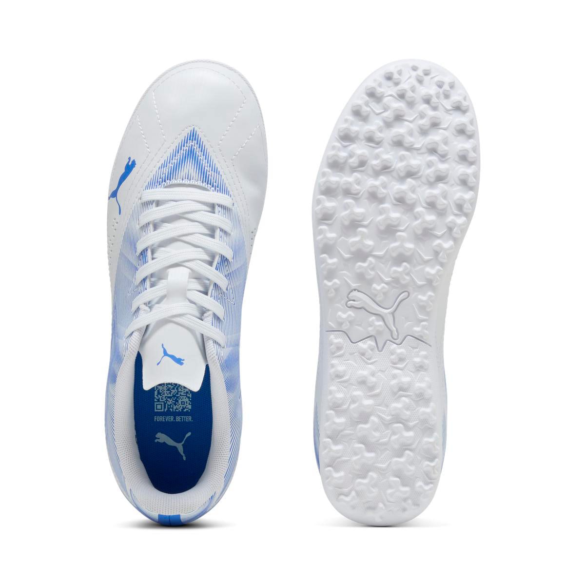 ZAPATILLAS NIÑO PUMA FÚTBOL BLANCO RAPID TT JR - 4