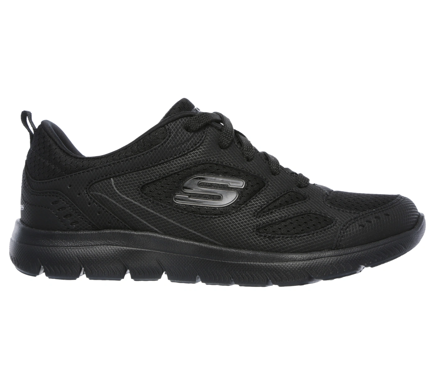 ZAPATILLAS MUJER SKECHERS DEPORTIVAS NEGRO SUMMITS - 1