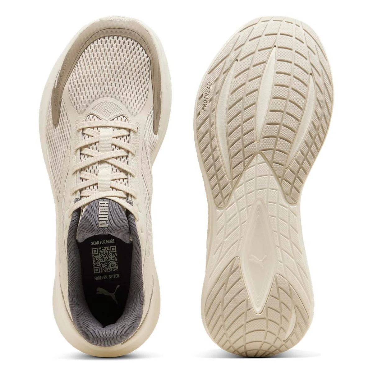ZAPATILLAS MUJER PUMA RUNNING BEIGE MAXSTRIDE LITE LS - 4