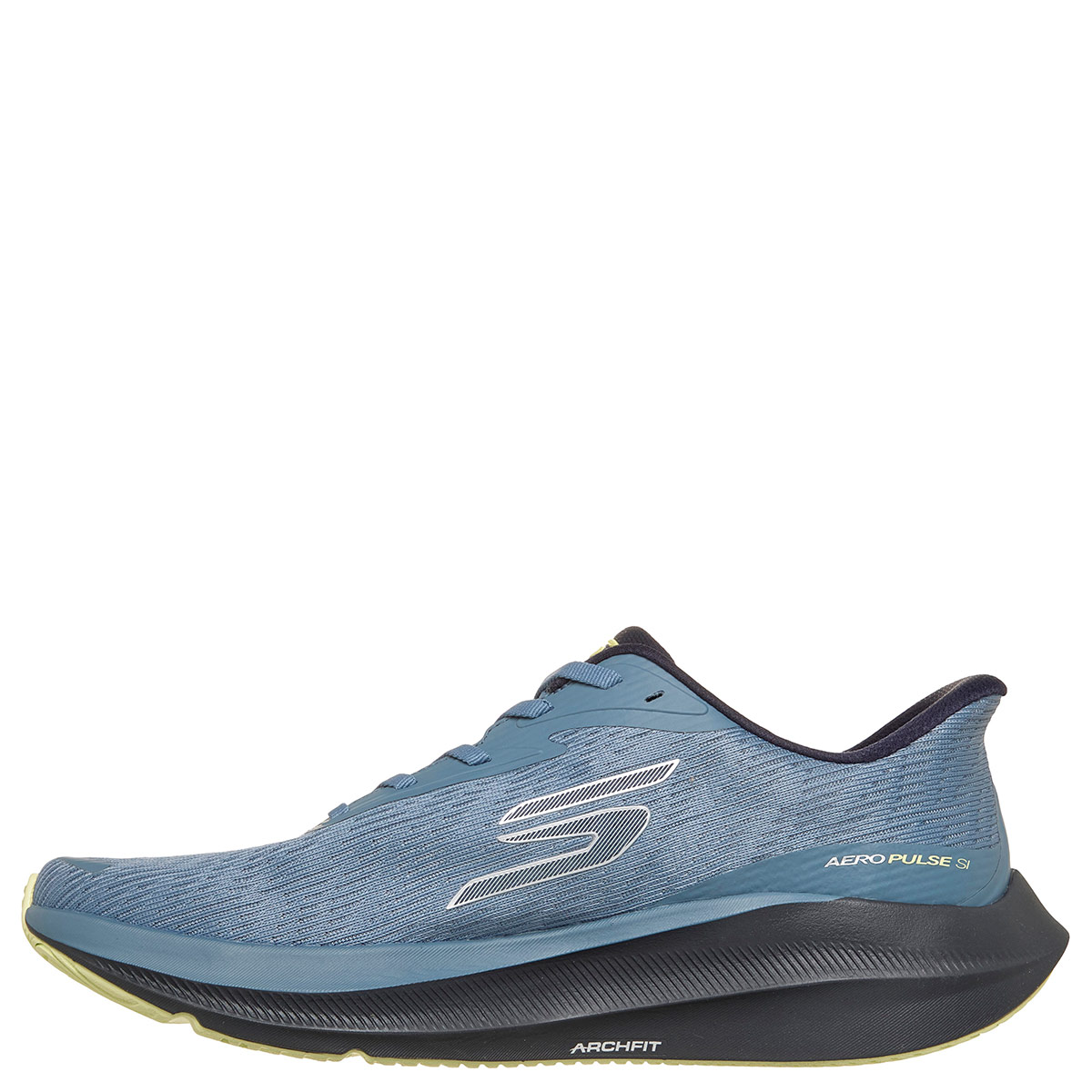 ZAPATILLAS HOMBRE SKECHERS RUNNING AZUL SKX AERO PULSE SI - 4