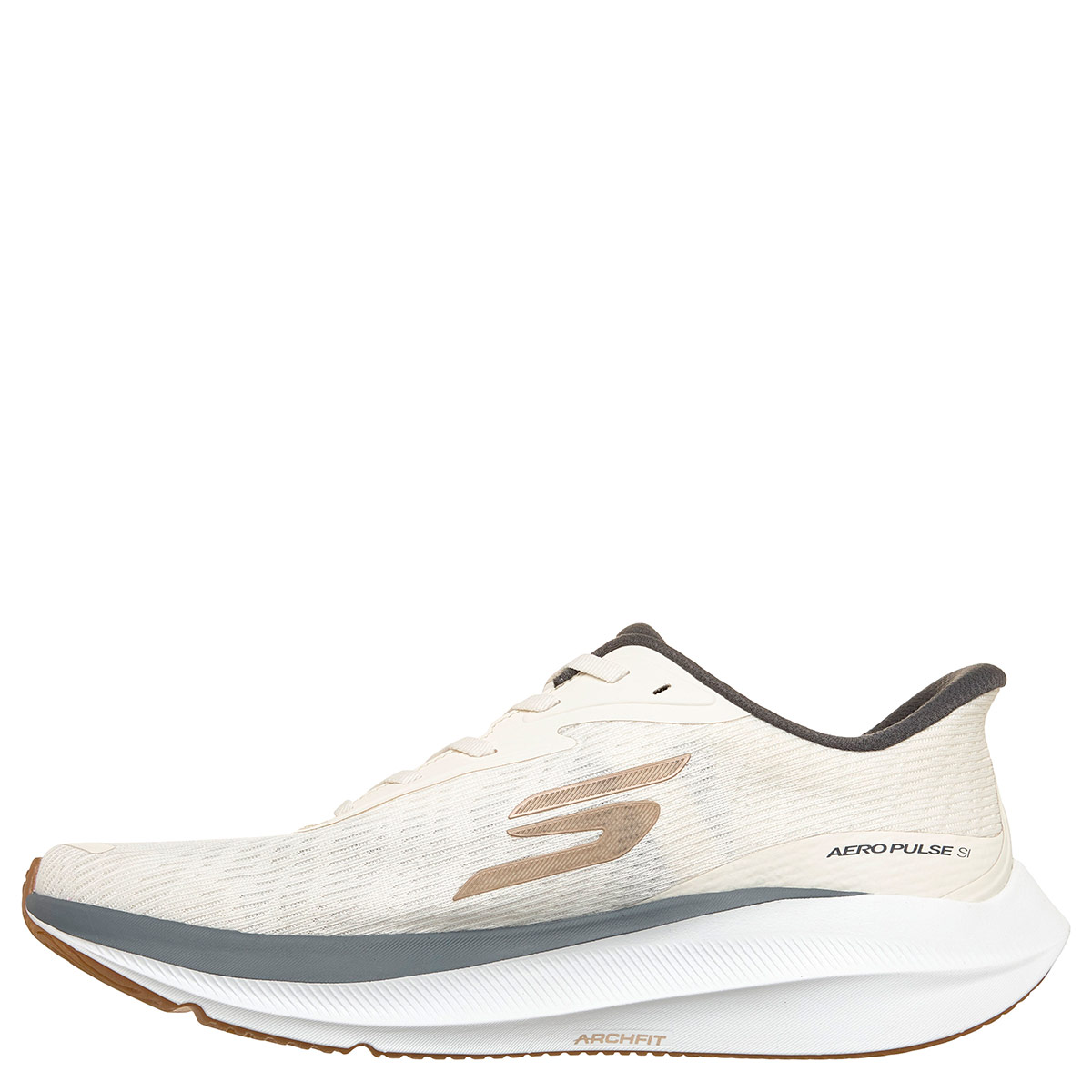 ZAPATILLAS HOMBRE SKECHERS RUNNING CREMA SKX AERO PULSE SI - 4