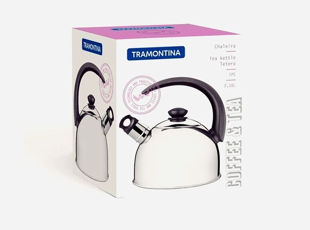 TETERA DE ACERO INOXIDABLE TRAMONTINA 2.1 LT - 3