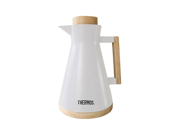 JARRA THERMOS BBB-100WTDP 1.0L ECO WOOD BLANCO - 1