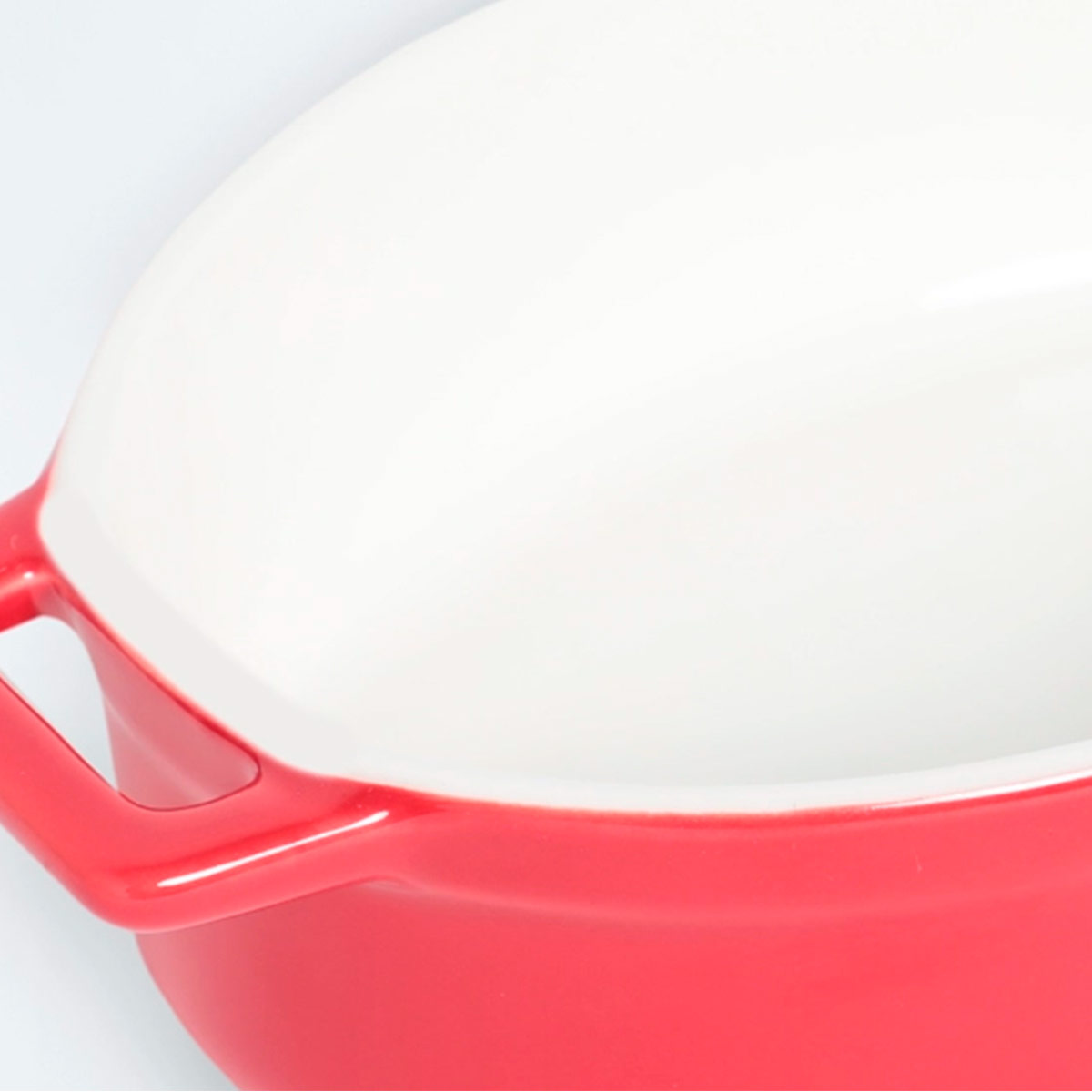 BOWL RIPLEY HOME ROJO PORCELANA RAMEQUIN CER OVAL PASTA - 2
