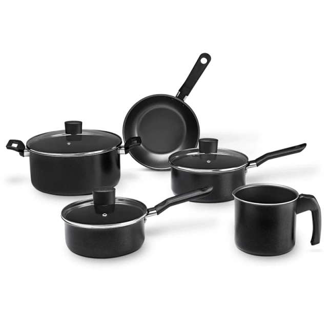 JUEGO DE OLLAS BRINOX EBONY 5.0 PIEZAS NEGRO - 2