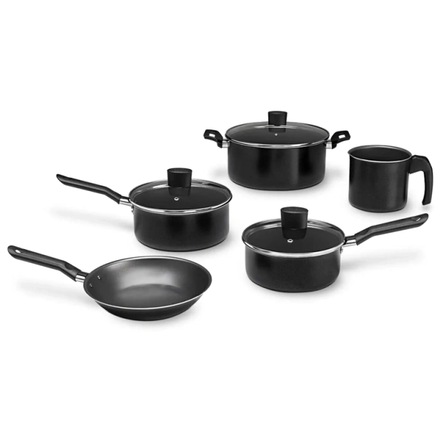 JUEGO DE OLLAS BRINOX EBONY 5.0 PIEZAS NEGRO - 3