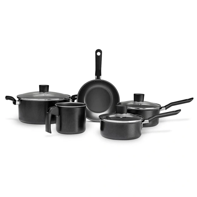 JUEGO DE OLLAS BRINOX EBONY 5.0 PIEZAS NEGRO - 8