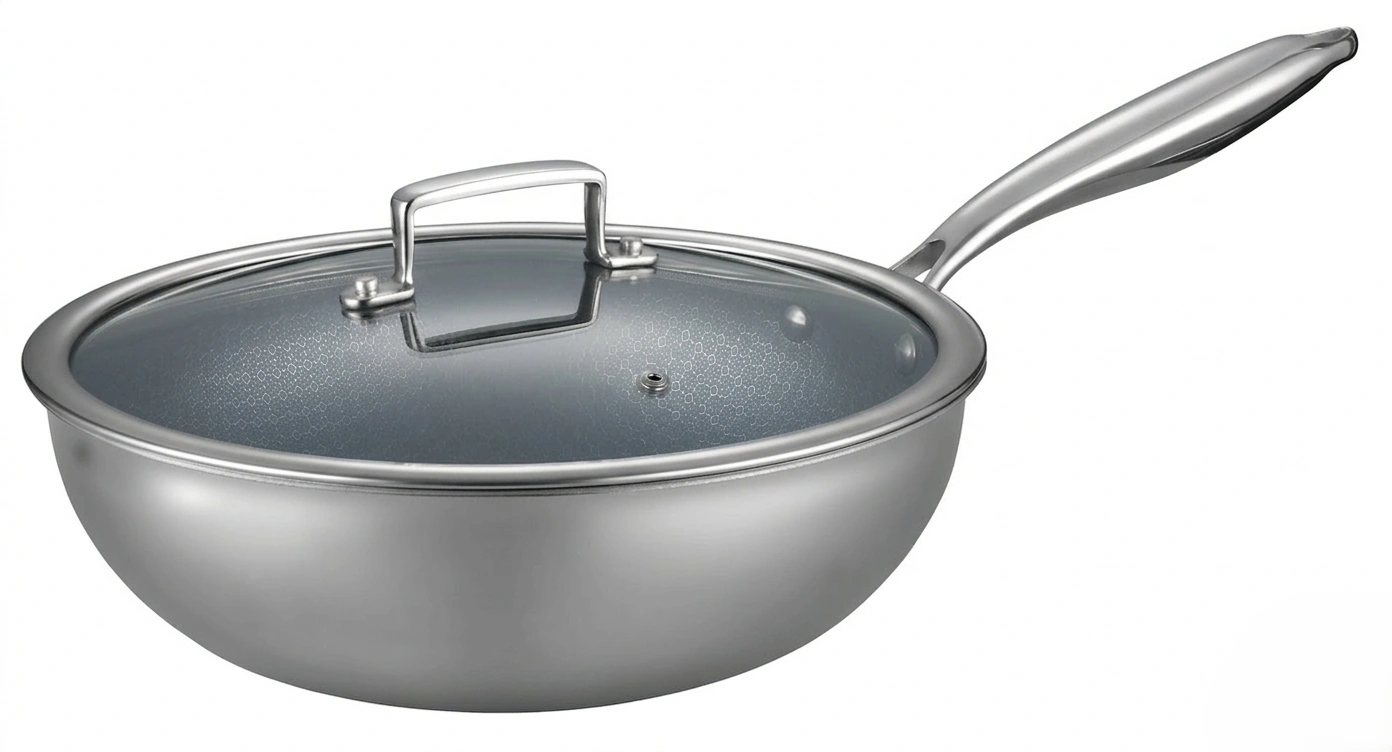 WOK CON TAPA LOVEN ODENSE ACERO 28CM - 1