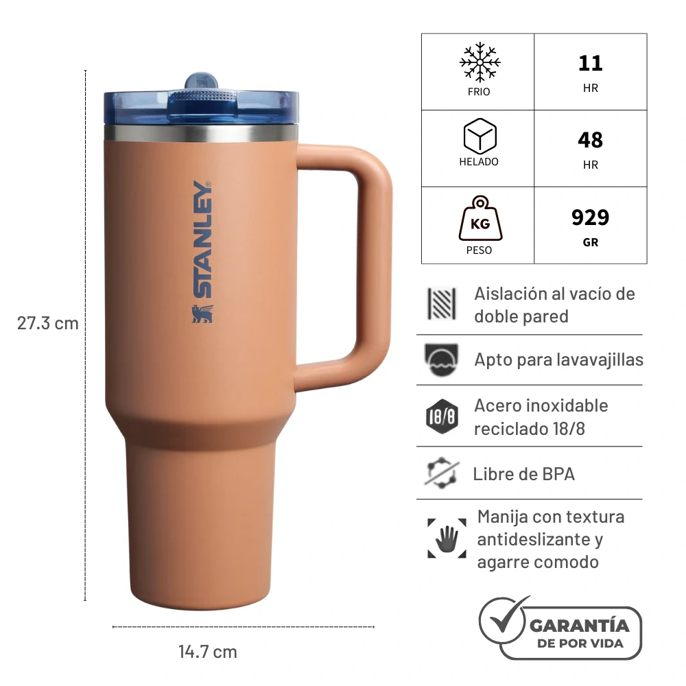 TERMO STANLEY 40OZ QUENCHER PROTOUR TOAST - 3