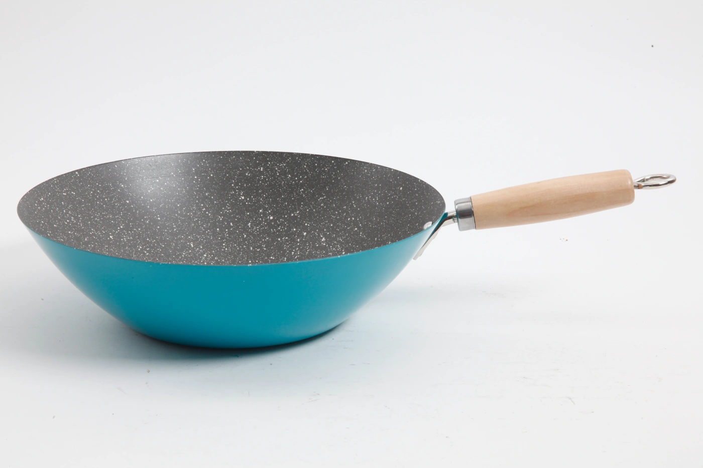 WOK OSTER DENALI ACERO AL CARBONO TURQUESA - 1
