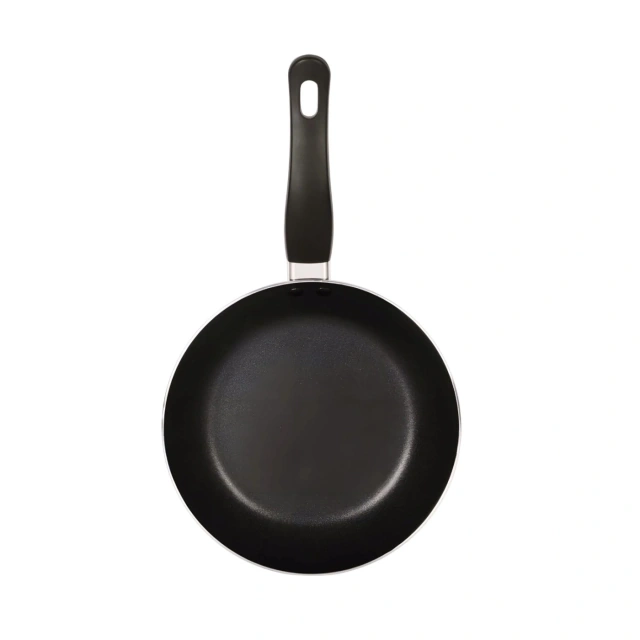 SET X3 SARTENES 18CM 20CM Y 24 CM + ESPÁTULA ALUMINIO ANTIDHERENTE PRENSADO SMITHSON NEGRA - 3