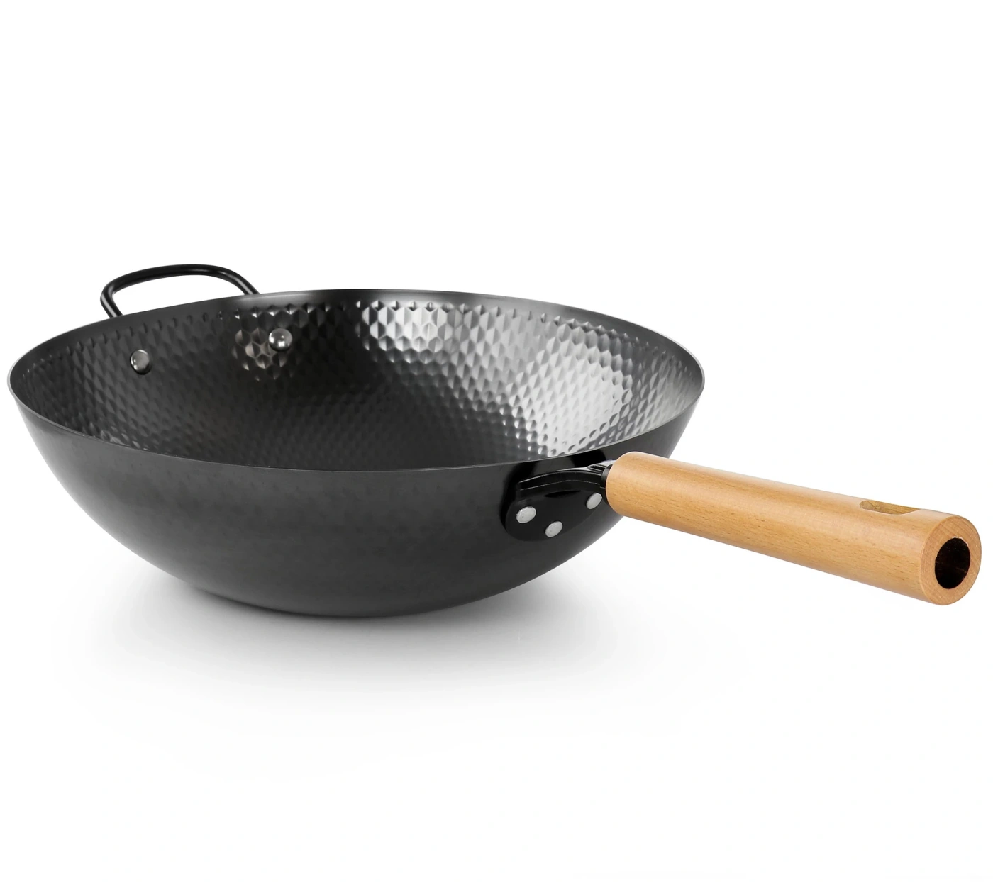 WOK OSTER BRESSLER ACERO AL CARBONO NEGRO - 2