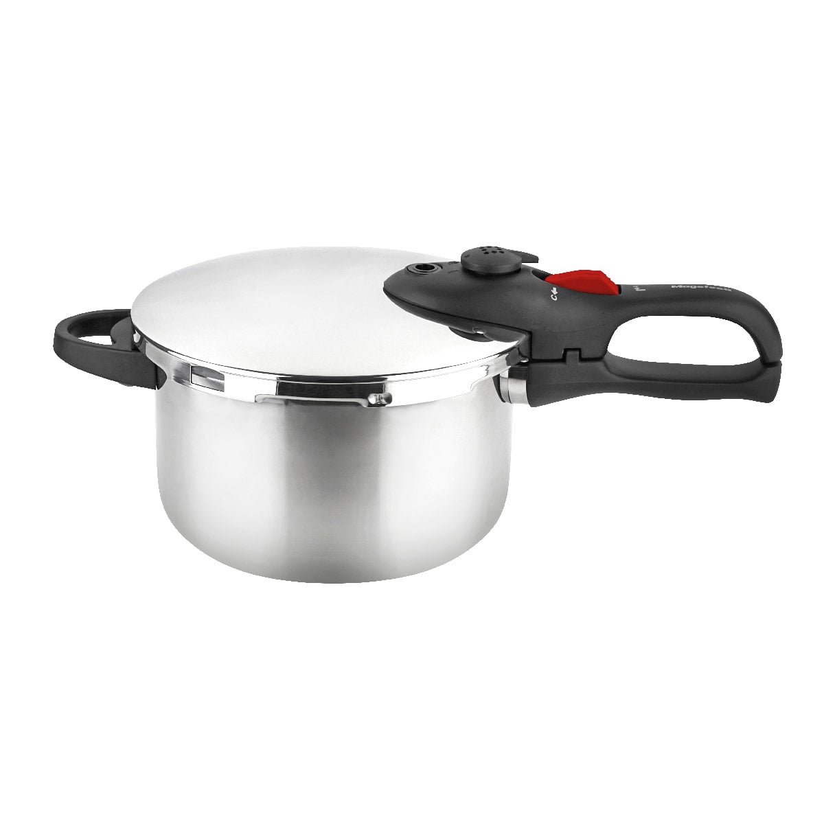 OLLA A PRESION MEGAFESA DURINOX 5L ACERO INOXIDABLE PLATEADO - 1