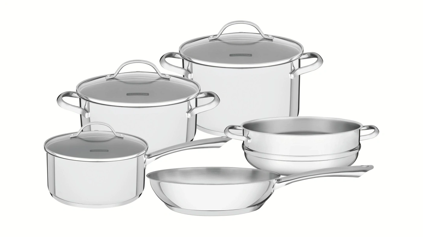 SET DE OLLAS ACERO UNA 8 PIEZAS - 7
