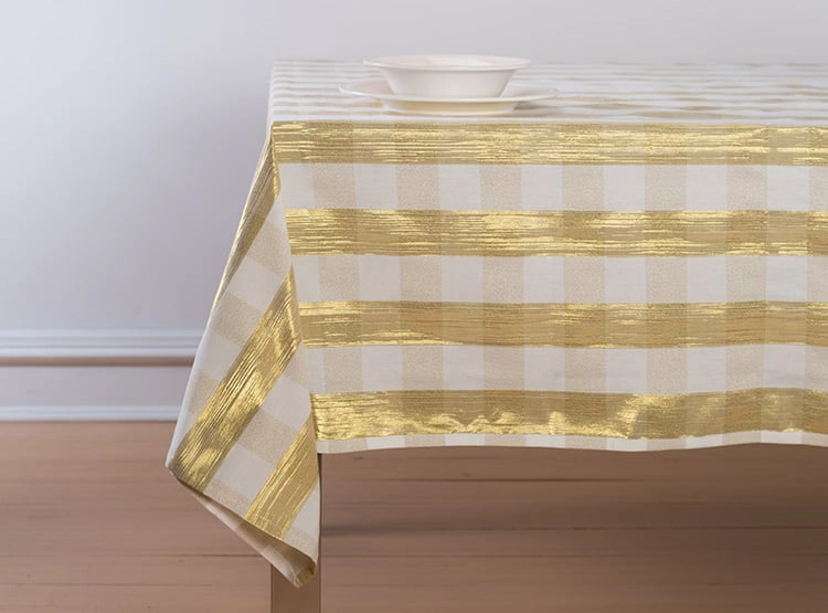 MANTEL RIPLEY HOME HILO 240 CM X 180 CM DORADO - 1