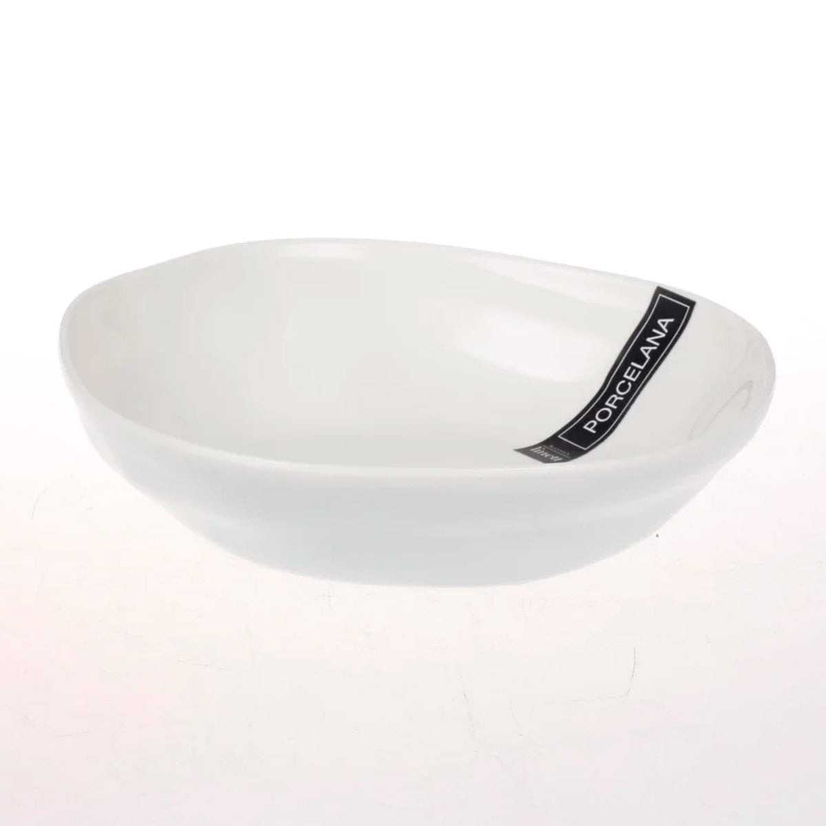 PLATO MAISON LINETT SOPA ART IRREGULAR BLANCO PORCELANA - 2