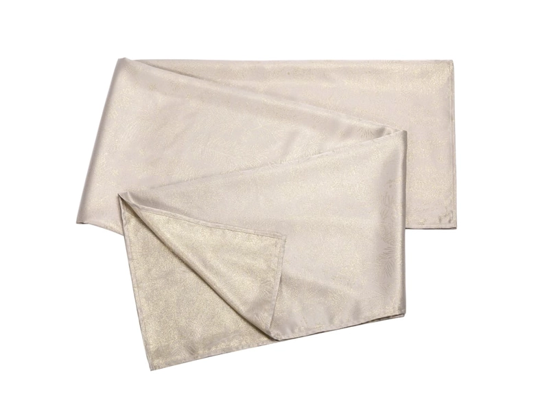 MANTEL RIPLEY HOME NAVIDAD PLUMAS 240 CM X 180 CM BLANCO - 1