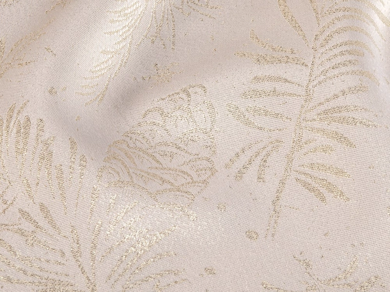 MANTEL RIPLEY HOME NAVIDAD PLUMAS 240 CM X 180 CM BLANCO - 3