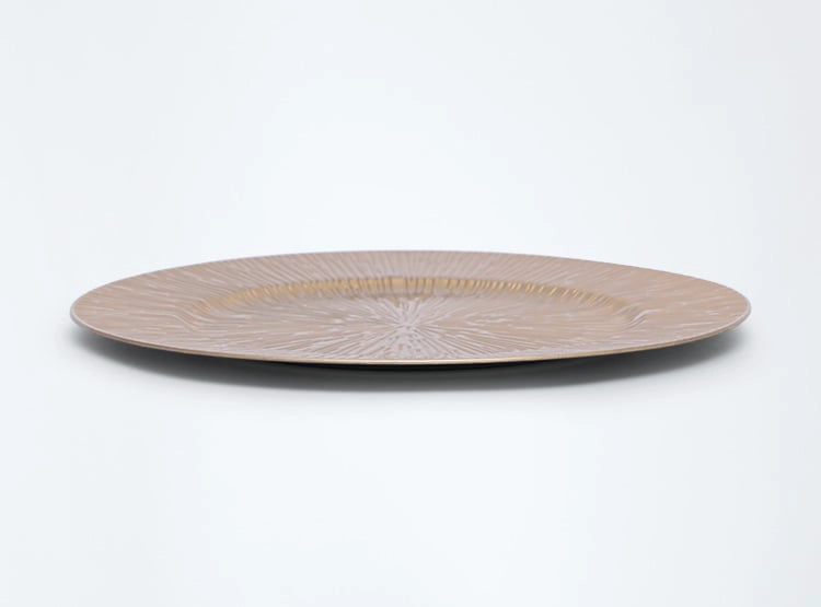 PLATO BASE RIPLEY HOME GRAVITY GOLD 33X33 CM - 1