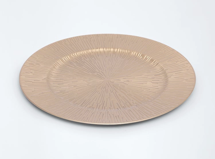 PLATO BASE RIPLEY HOME GRAVITY GOLD 33X33 CM - 2