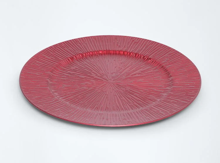 PLATO BASE RIPLEY HOME GRAVITY ROJO 33X33 CM - 2