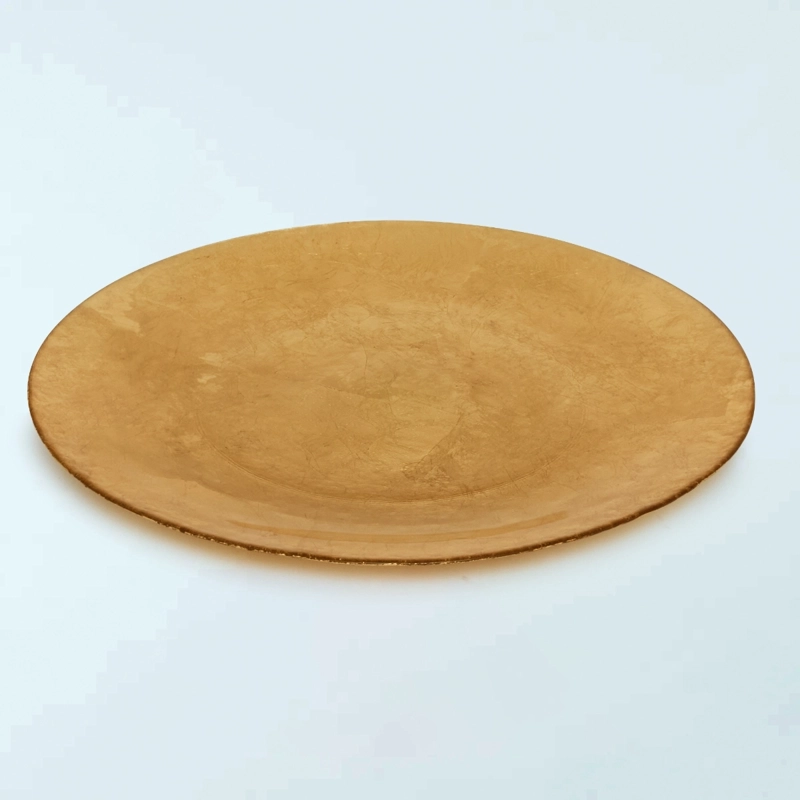 PLATO BASE TIPLEY HOME GOLD VIDRIO - 1