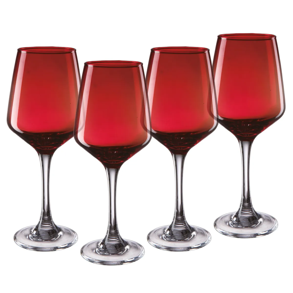 SET X4 COPAS RIPLEY HOME VINO ROJO - 1
