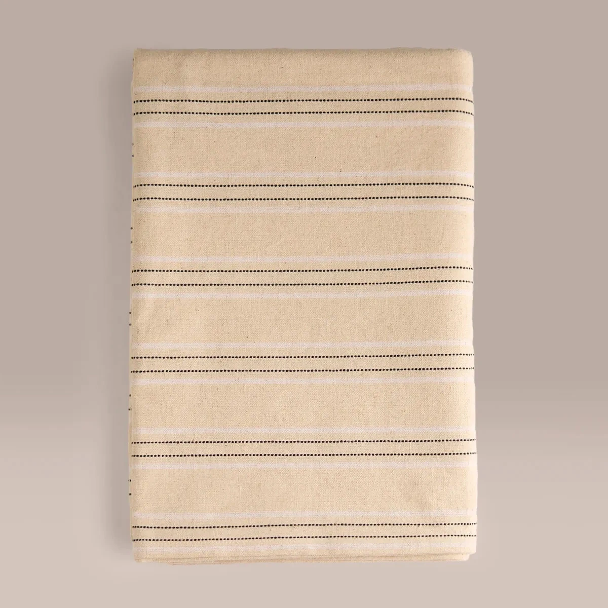 MANTEL RIPLEY HOME LÍNEAS BEIGE 180X240 CM - 2