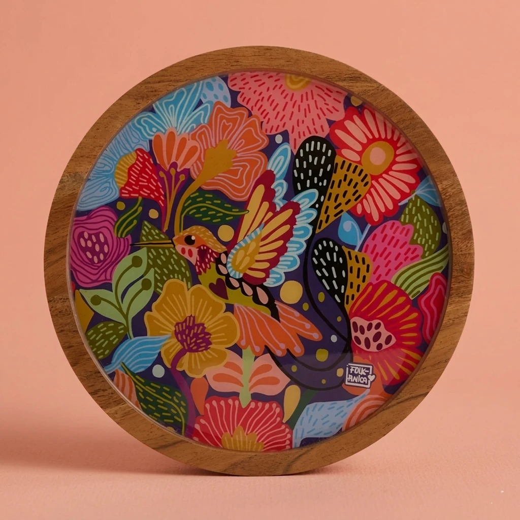 FUENTE FOLKÁNICA MADERA 20 CM - 1