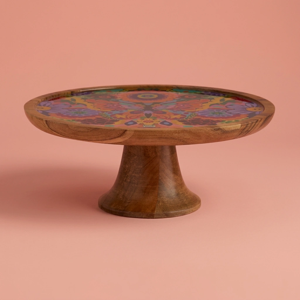 TORTERO FOLKÁNICA MADERA 25.5 CM - 1