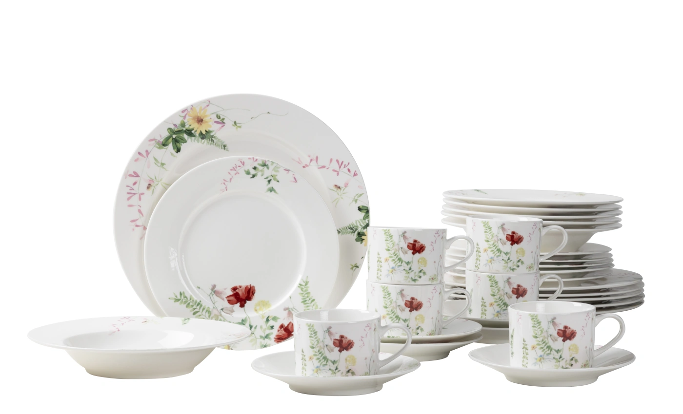 SET X20 VAJILLAS RIPLEY HOME FLOR - 3