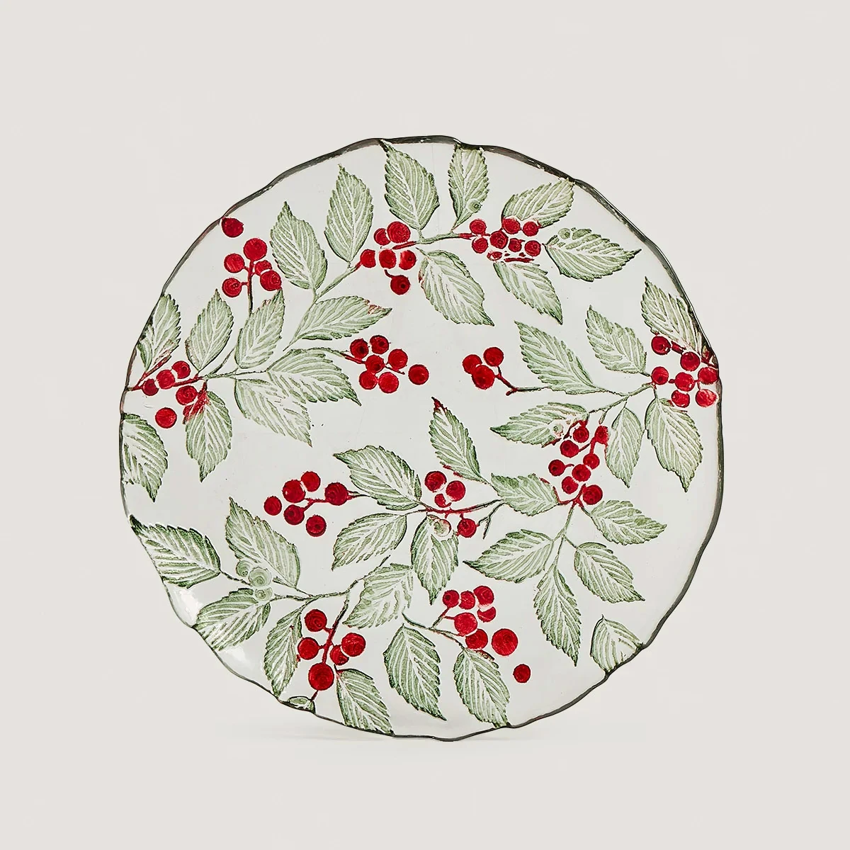 PLATO DE POSTRE RIPLEY HOME BERRIES ROJO - 2