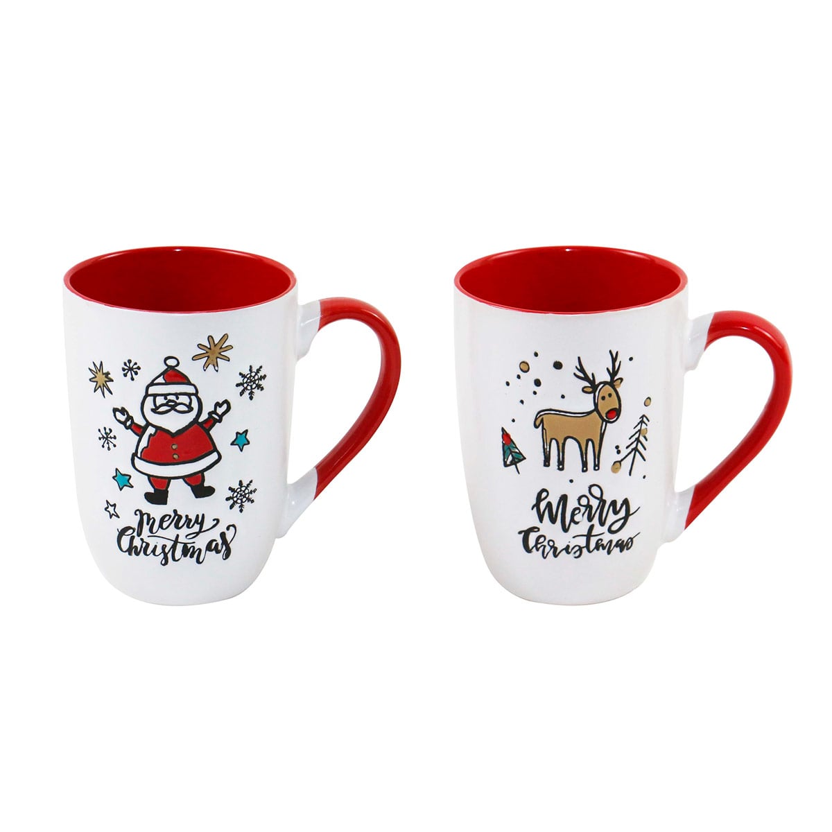 SET X2 MUG RIPLEY HOME SANTA Y RENO - 1