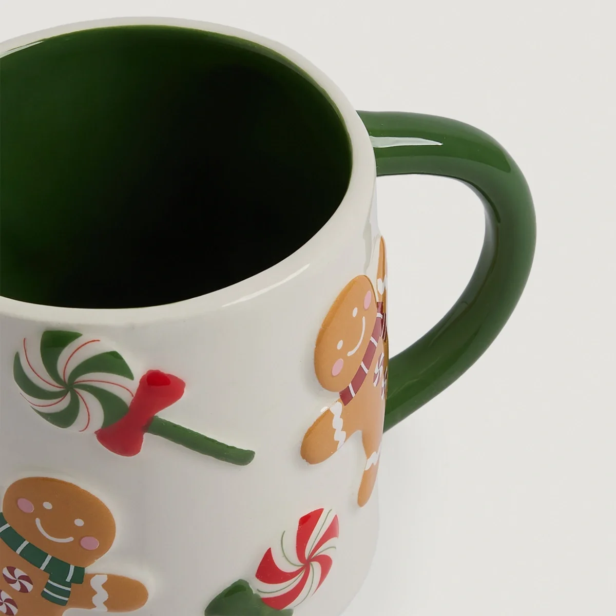 MUG RIPLEY HOME GINGER PALETA MARRÓN/BLANCO - 2