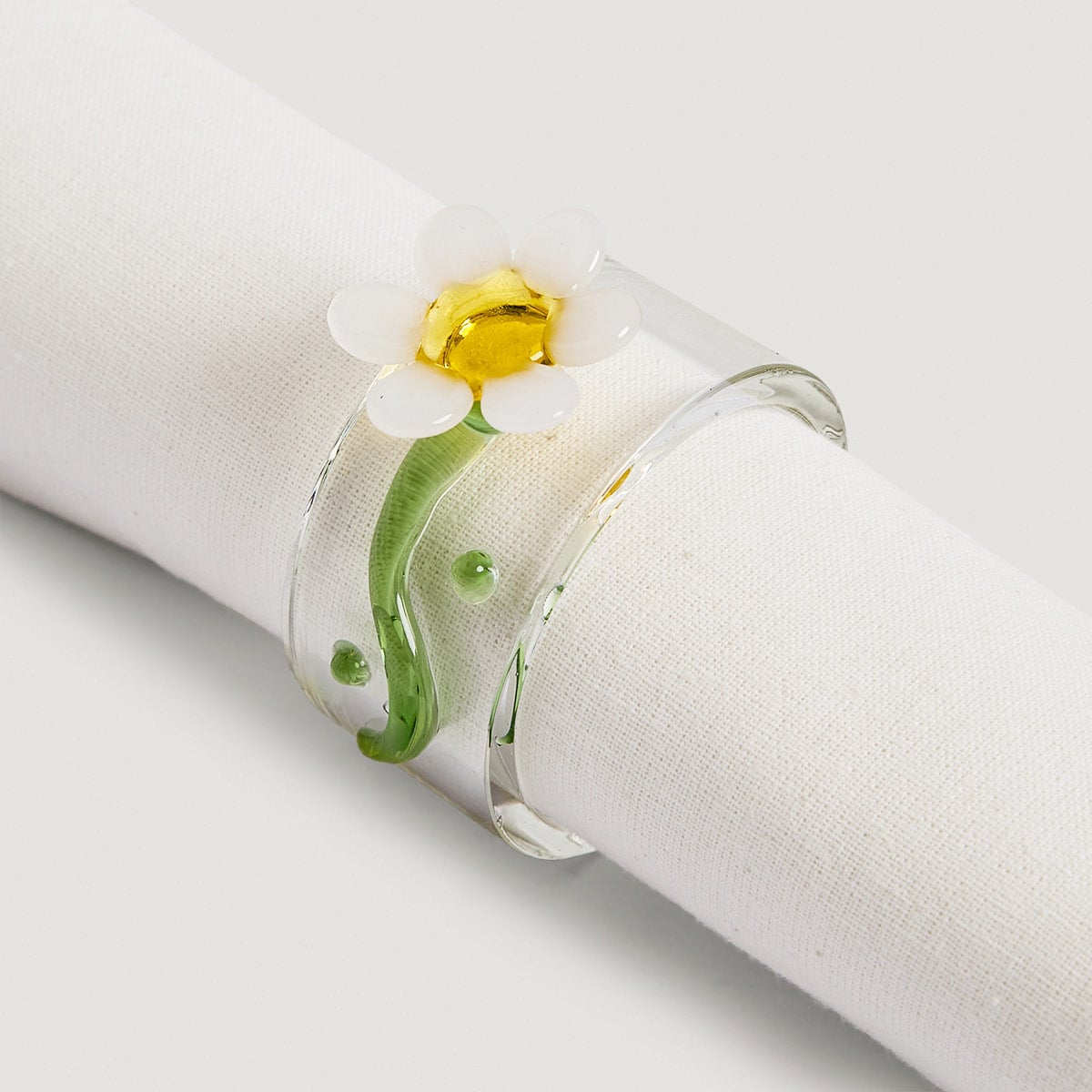 SET X4 PORTA SERVILLETAS RIPLEY HOME VIDRIO AMARILLO - 3